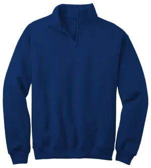 5050 Jerzees 14 Zip Cadet Collar Sweatshirt