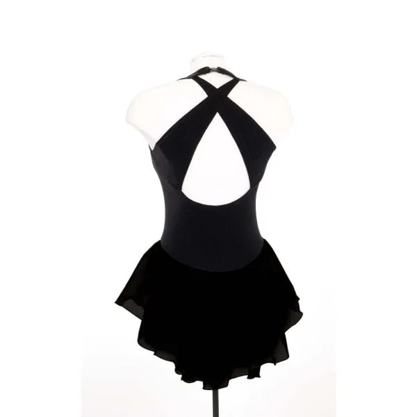 88 Competition Figure Black Skating Trilogy Dress