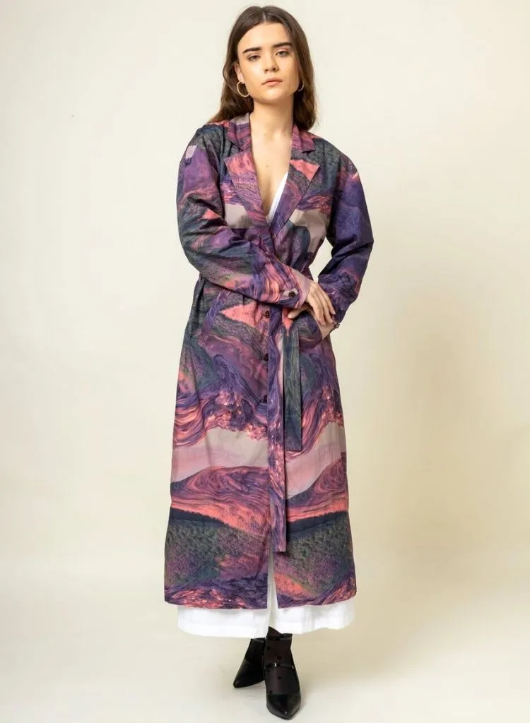 Amelia Printed Trench