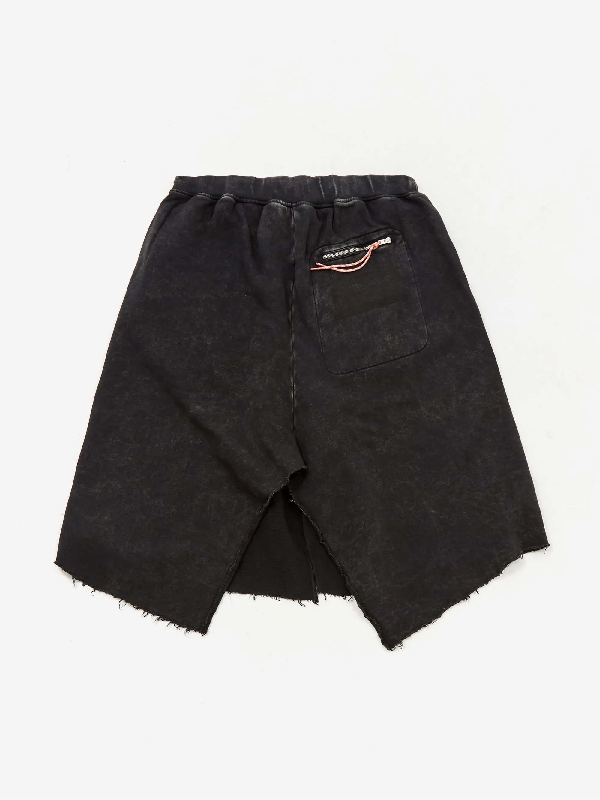 Aries Acid Cut Off Sweatskirt - Black