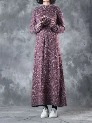 Autumn And Winter Ladies Casual Round Neck Sweater Long Skirt