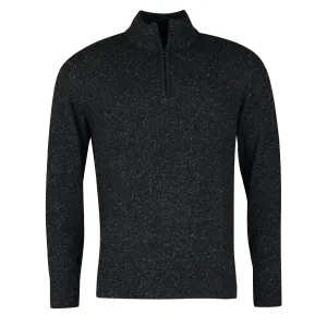 Barbour Tisbury Half Zip Sweater Black