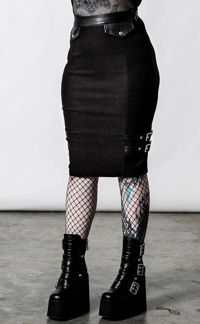 Bayonet Pencil Skirt