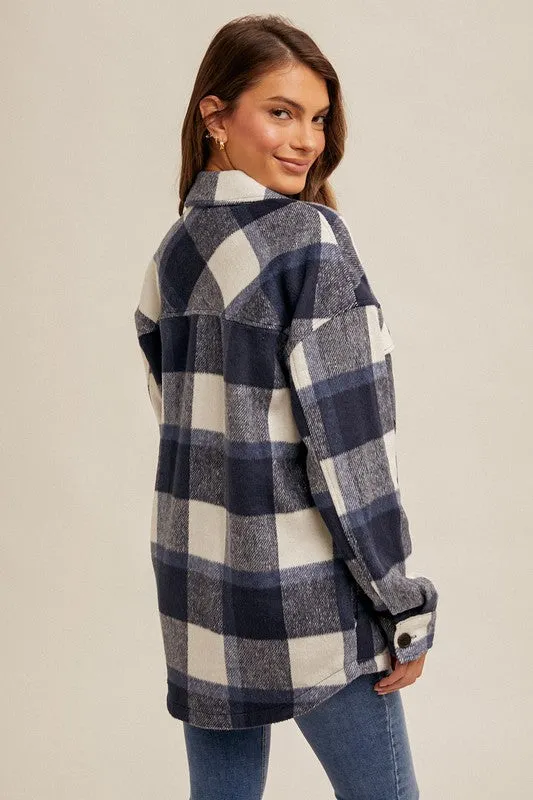 Bennett Brushed Plaid Shacket