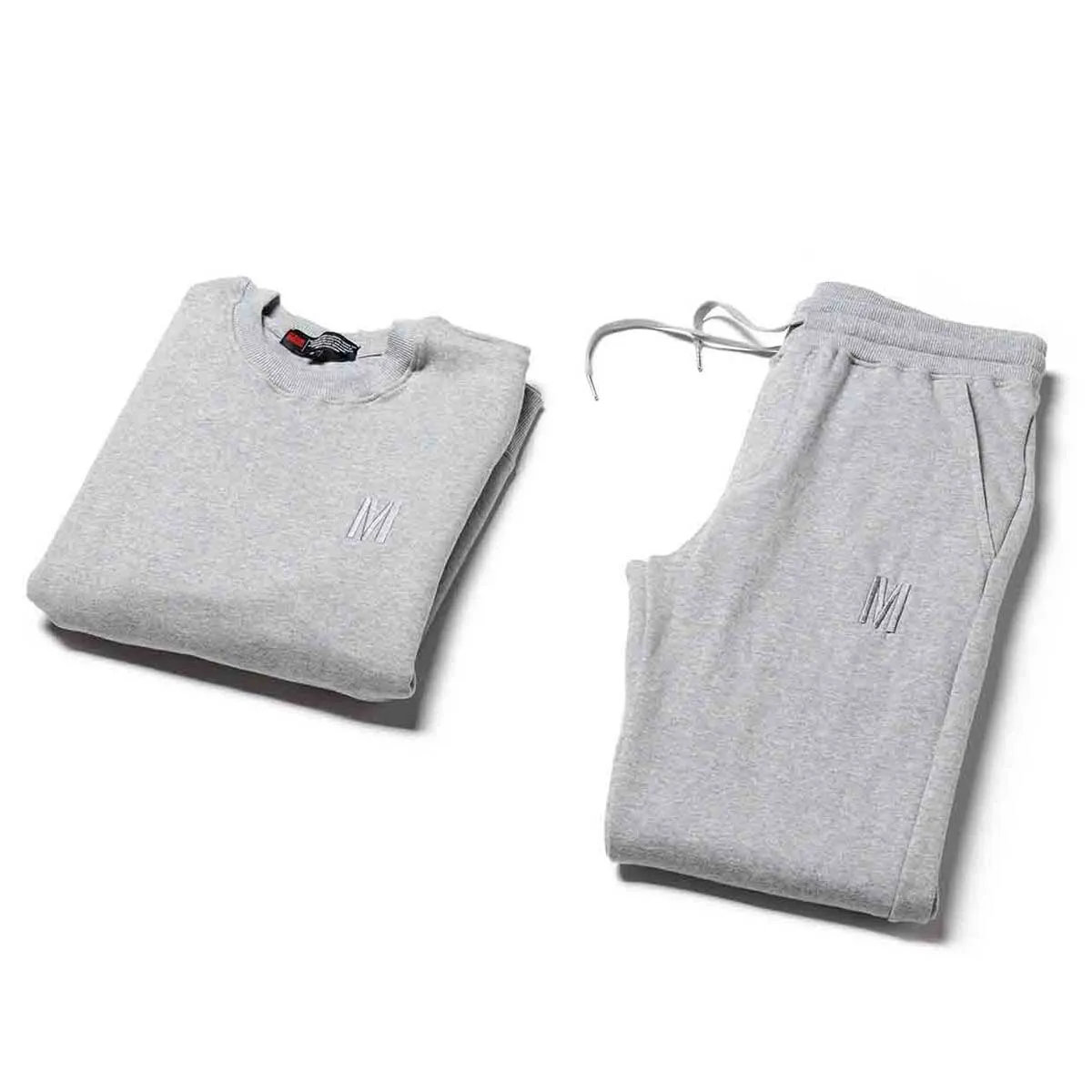 Big M. Sweatshirt - Heather Grey