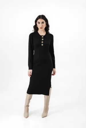 Brandy Henley Sweater Dress