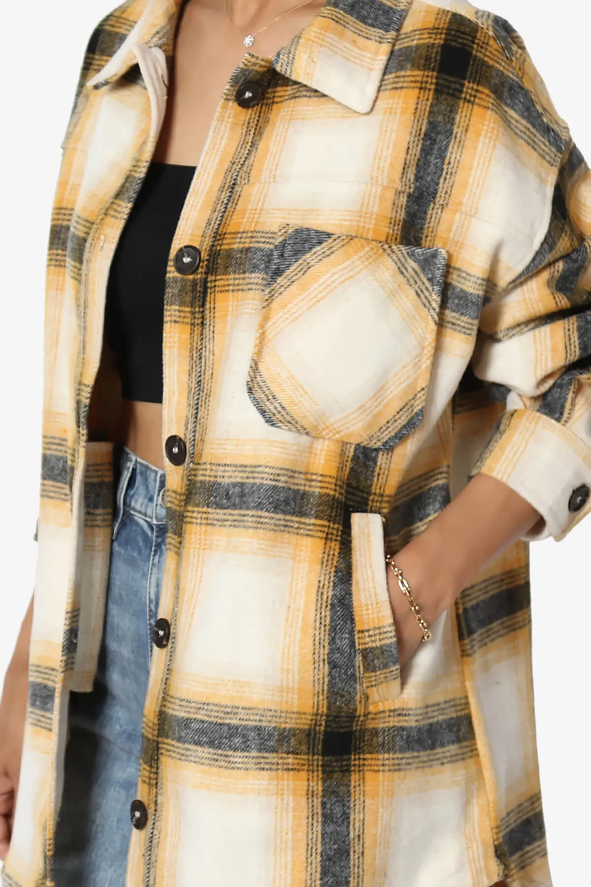 Cameron Plaid Flannel Oversized Shacket