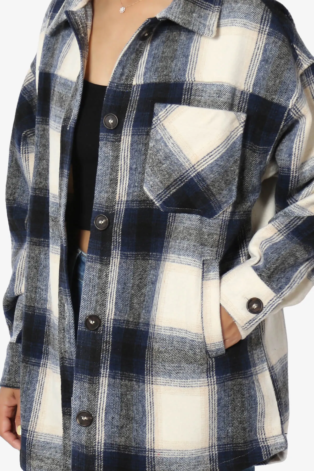 Cameron Plaid Flannel Oversized Shacket