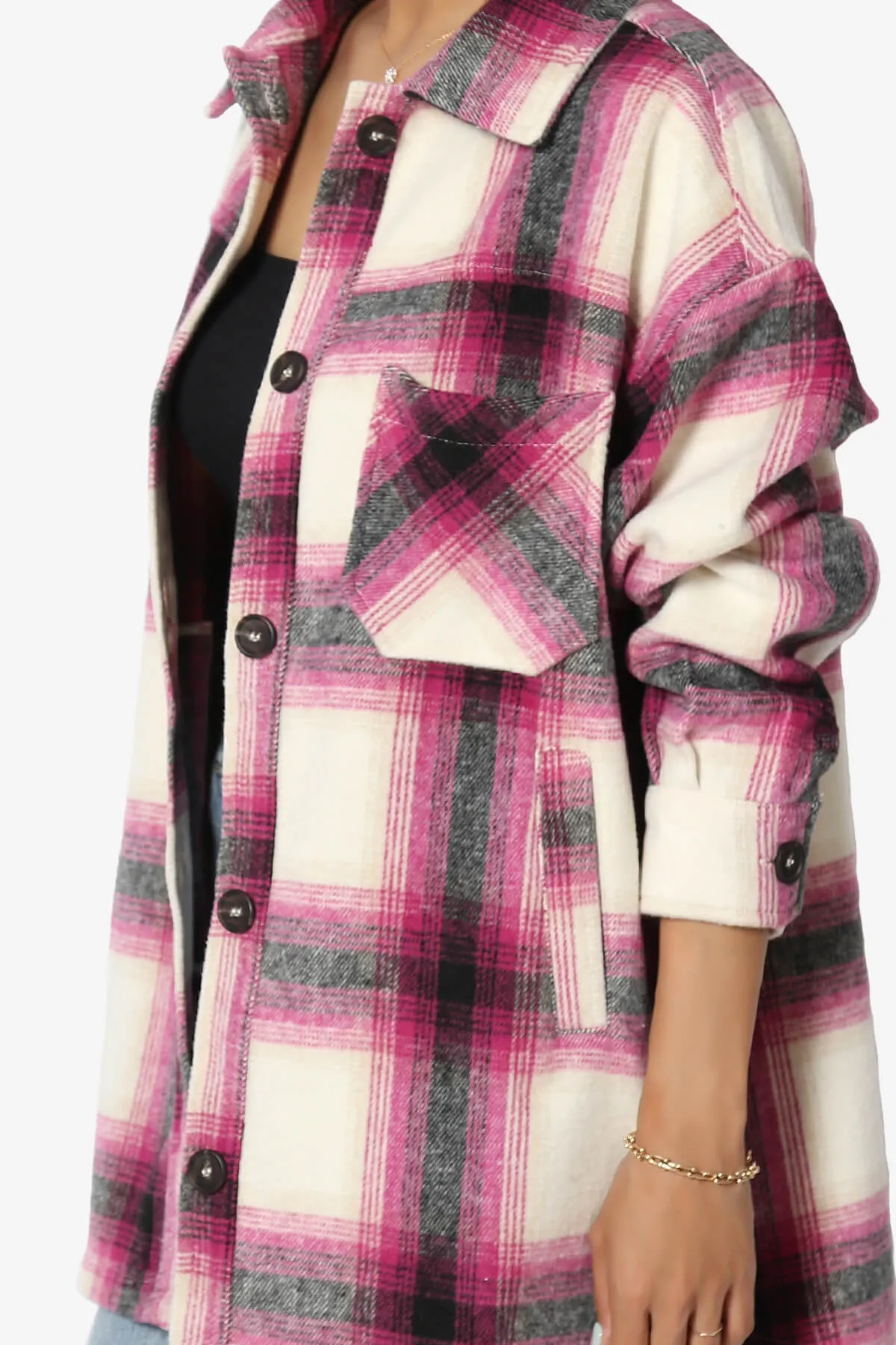 Cameron Plaid Flannel Oversized Shacket