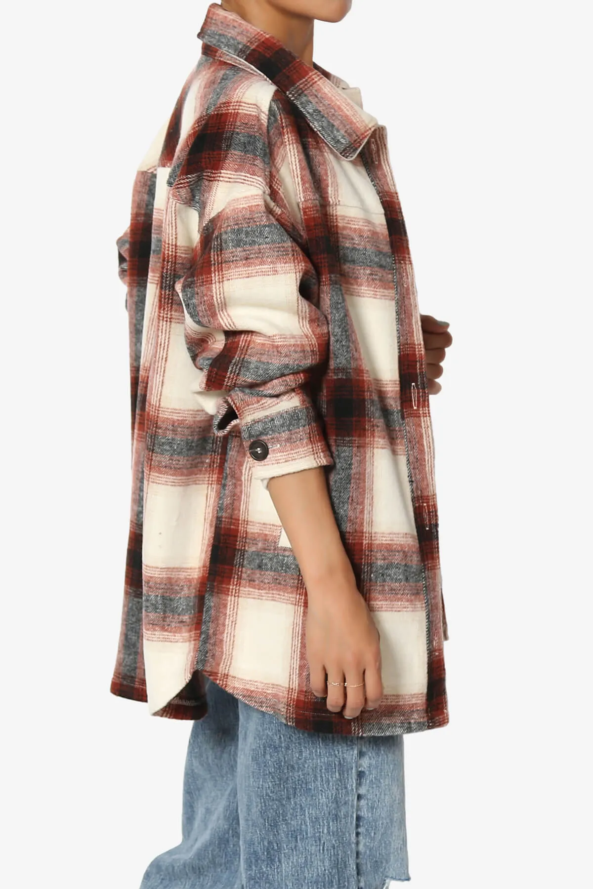 Cameron Plaid Flannel Oversized Shacket