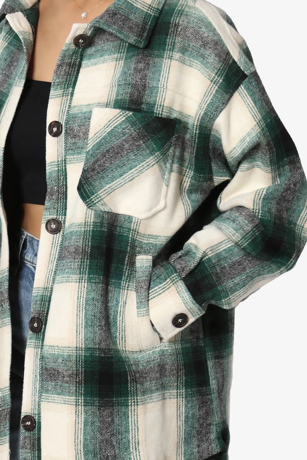 Cameron Plaid Flannel Oversized Shacket