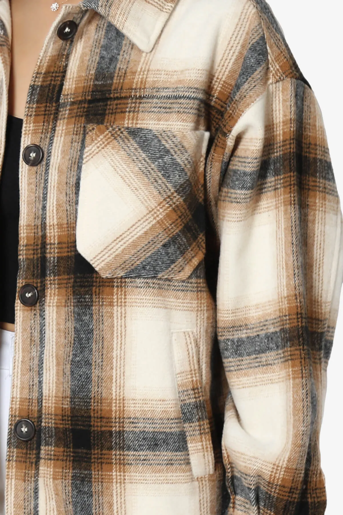 Cameron Plaid Flannel Oversized Shacket