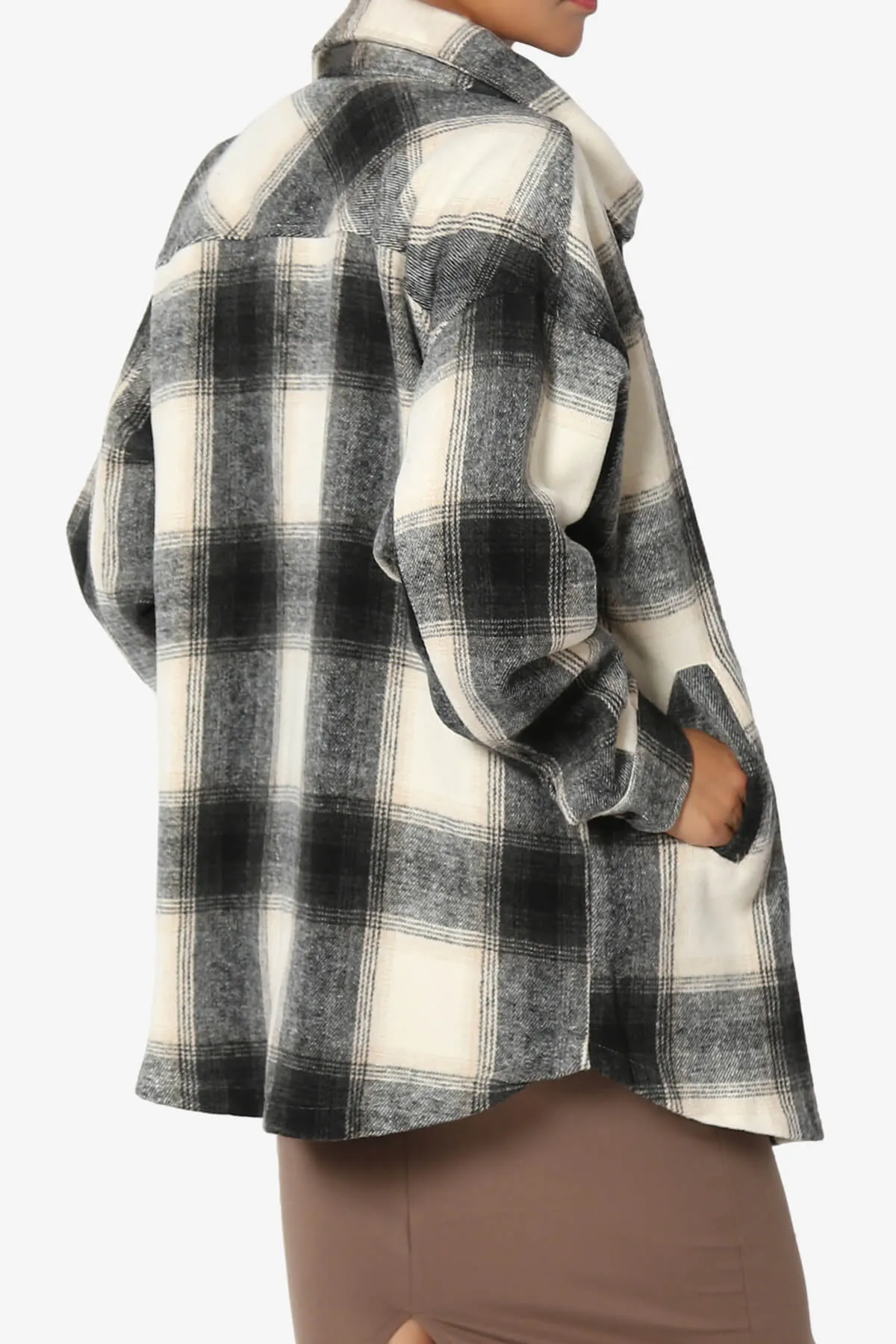 Cameron Plaid Flannel Oversized Shacket