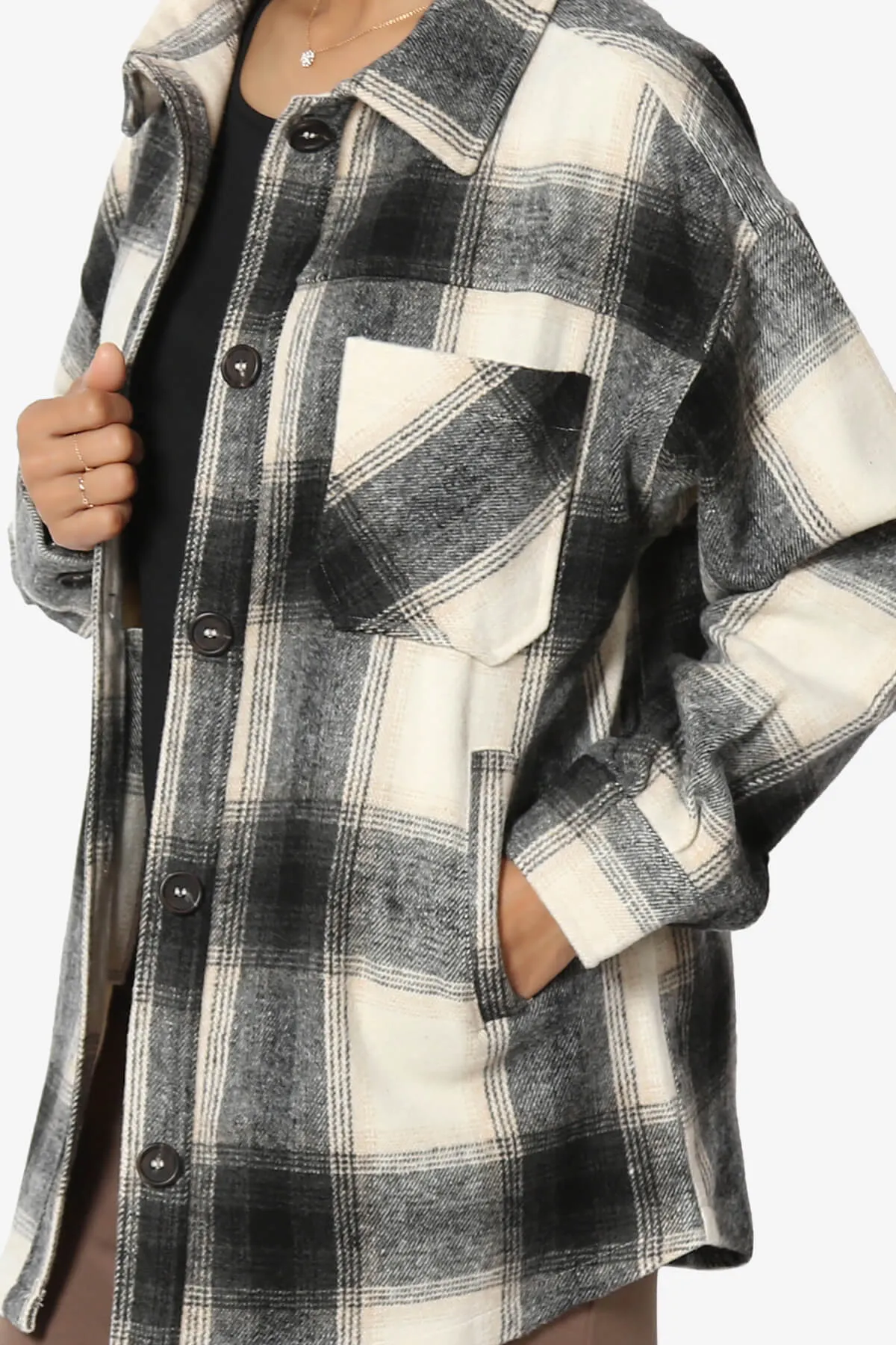 Cameron Plaid Flannel Oversized Shacket