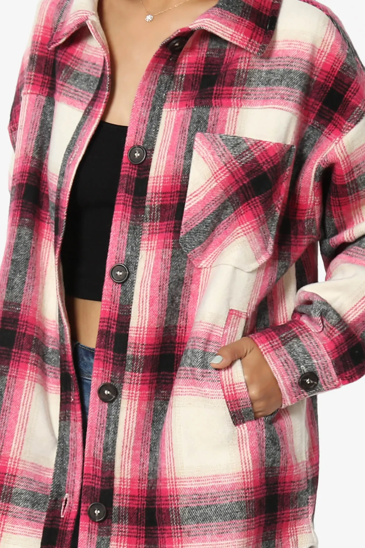 Cameron Plaid Flannel Oversized Shacket