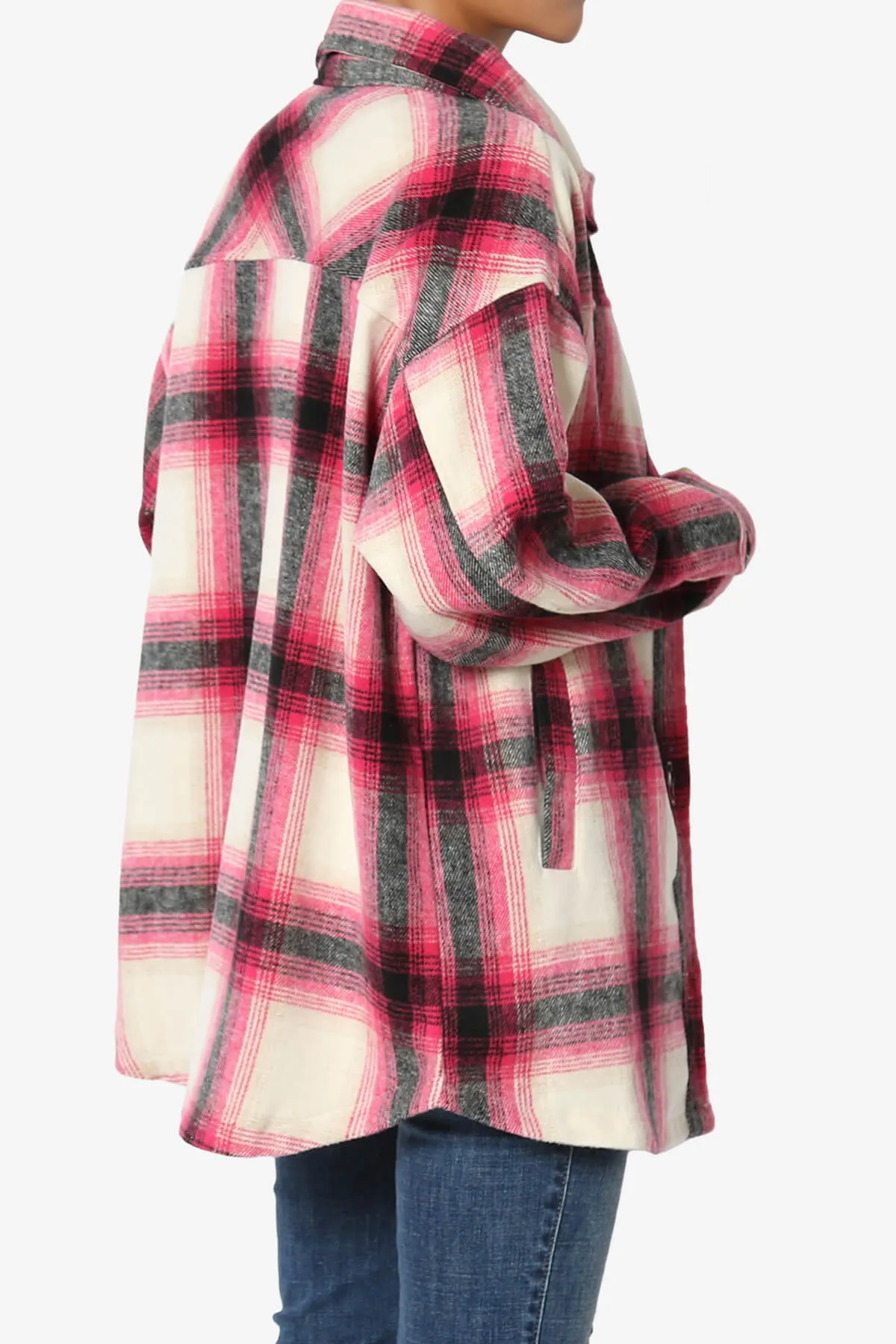 Cameron Plaid Flannel Oversized Shacket