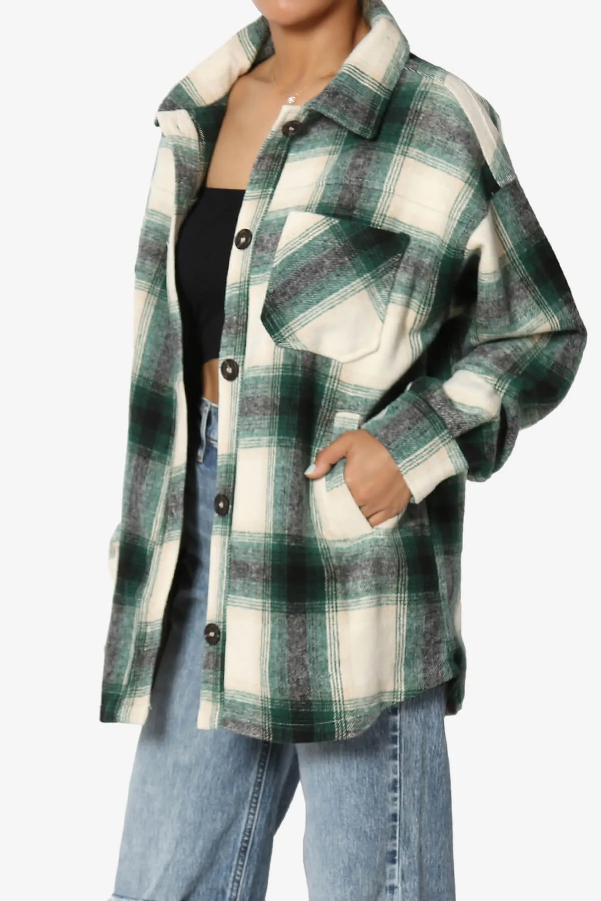 Cameron Plaid Flannel Oversized Shacket