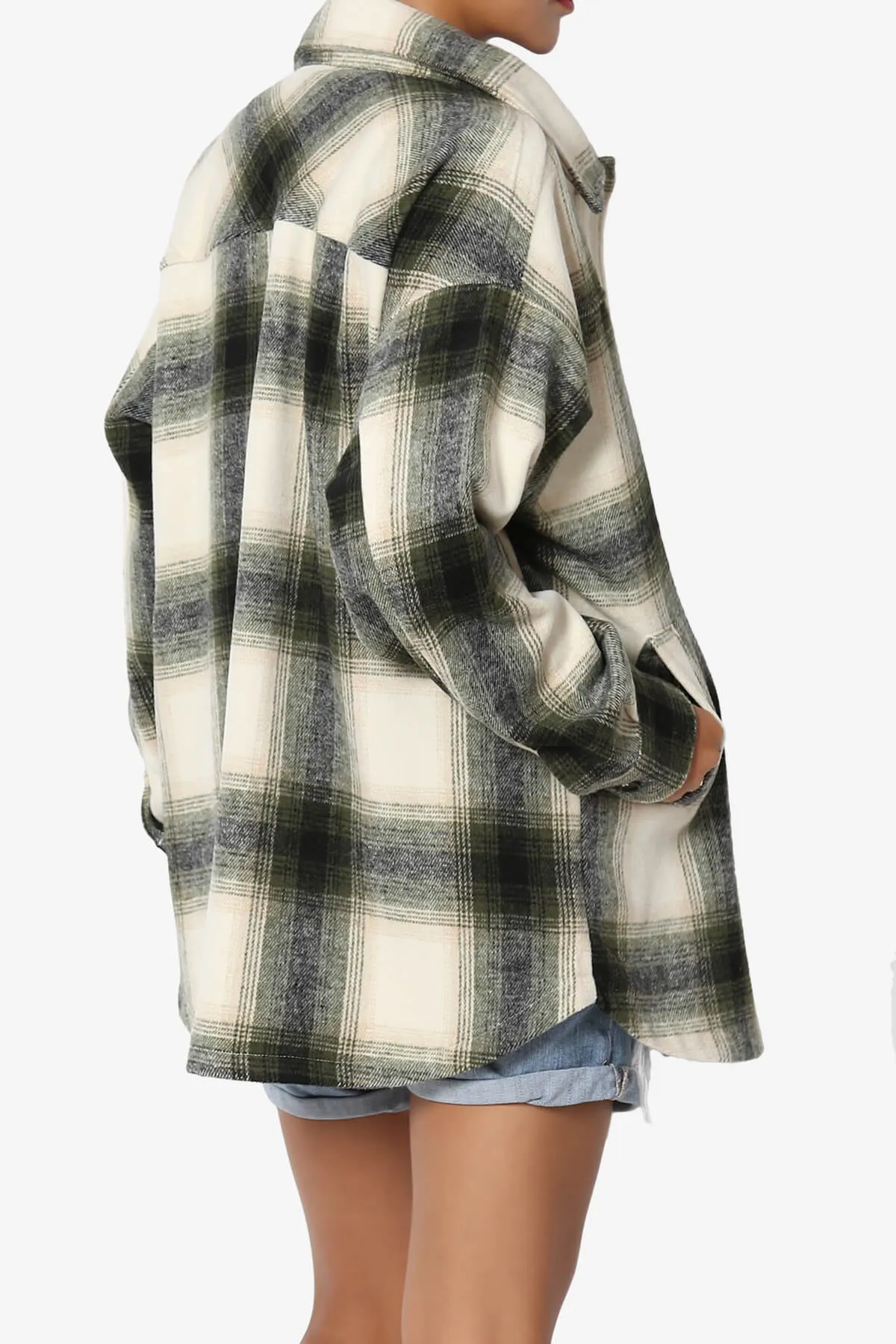 Cameron Plaid Flannel Oversized Shacket