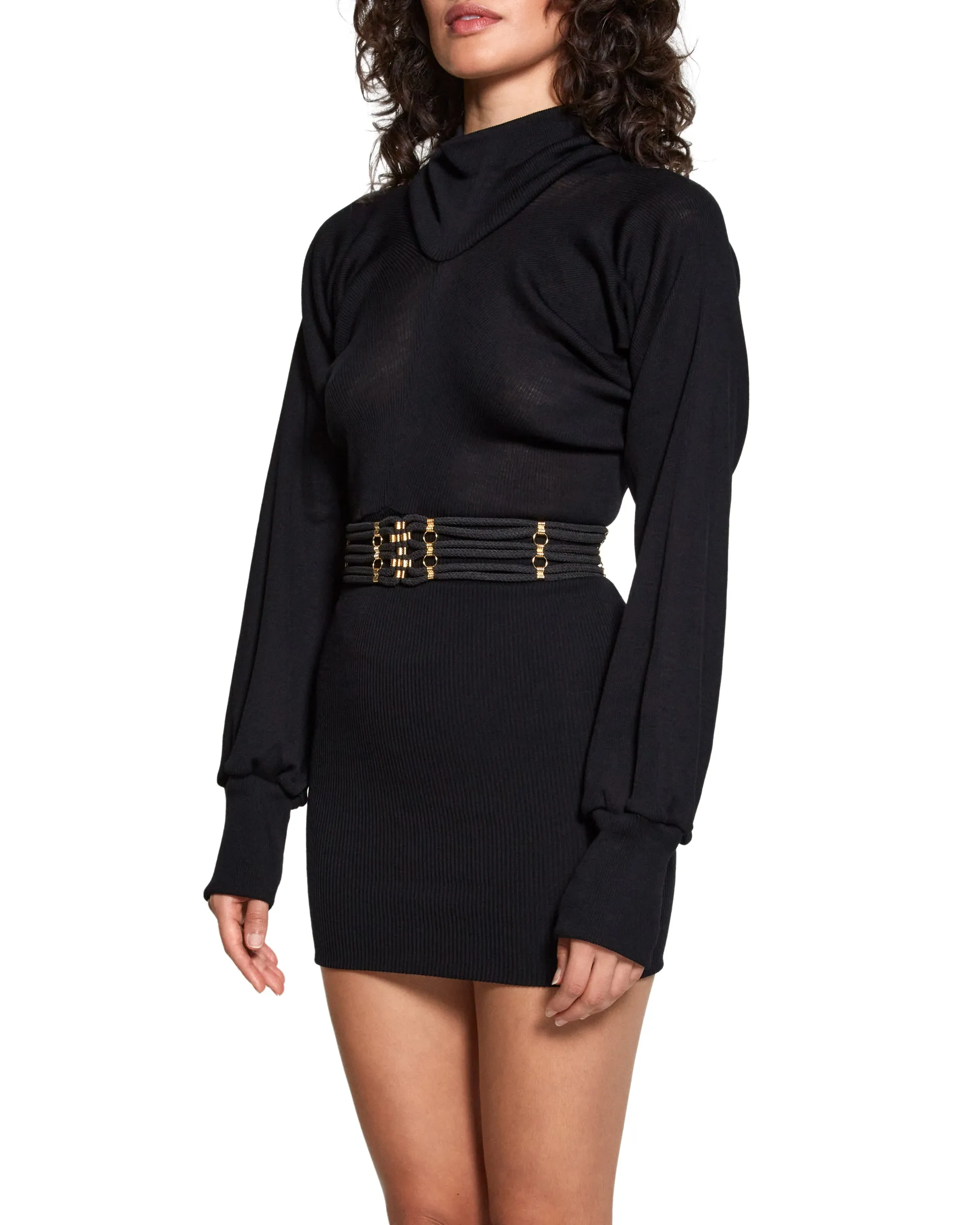 Chiron wide sleeve mini dress