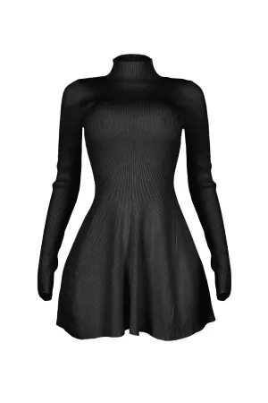 Chrissy A-Line Sweater Mini Dress