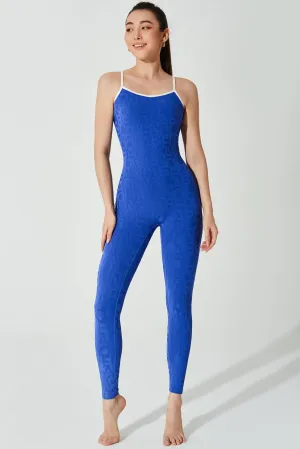 Classic Coeur Del Jumpsuit 3D - Royal Blue