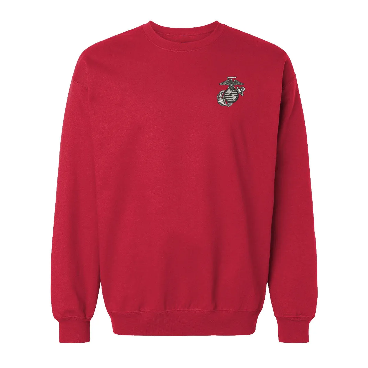 Classic Eagle Globe and Anchor Crewneck Sweatshirt