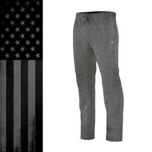 Classic Sweatpants | Blackout American Flag | Dark Heather Grey