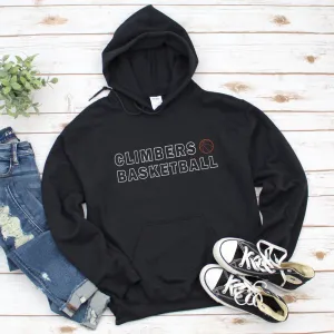 Climbers Basketball Outline Hoodie Sweatshirt