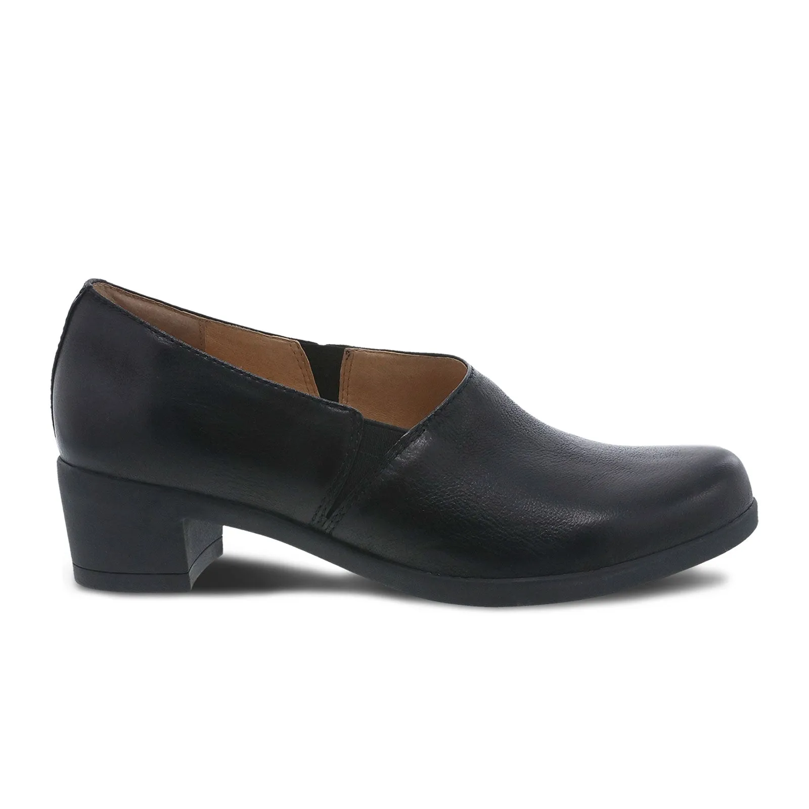 Dansko Camdyn Slip On (Women) - Black Burnished Nubuck