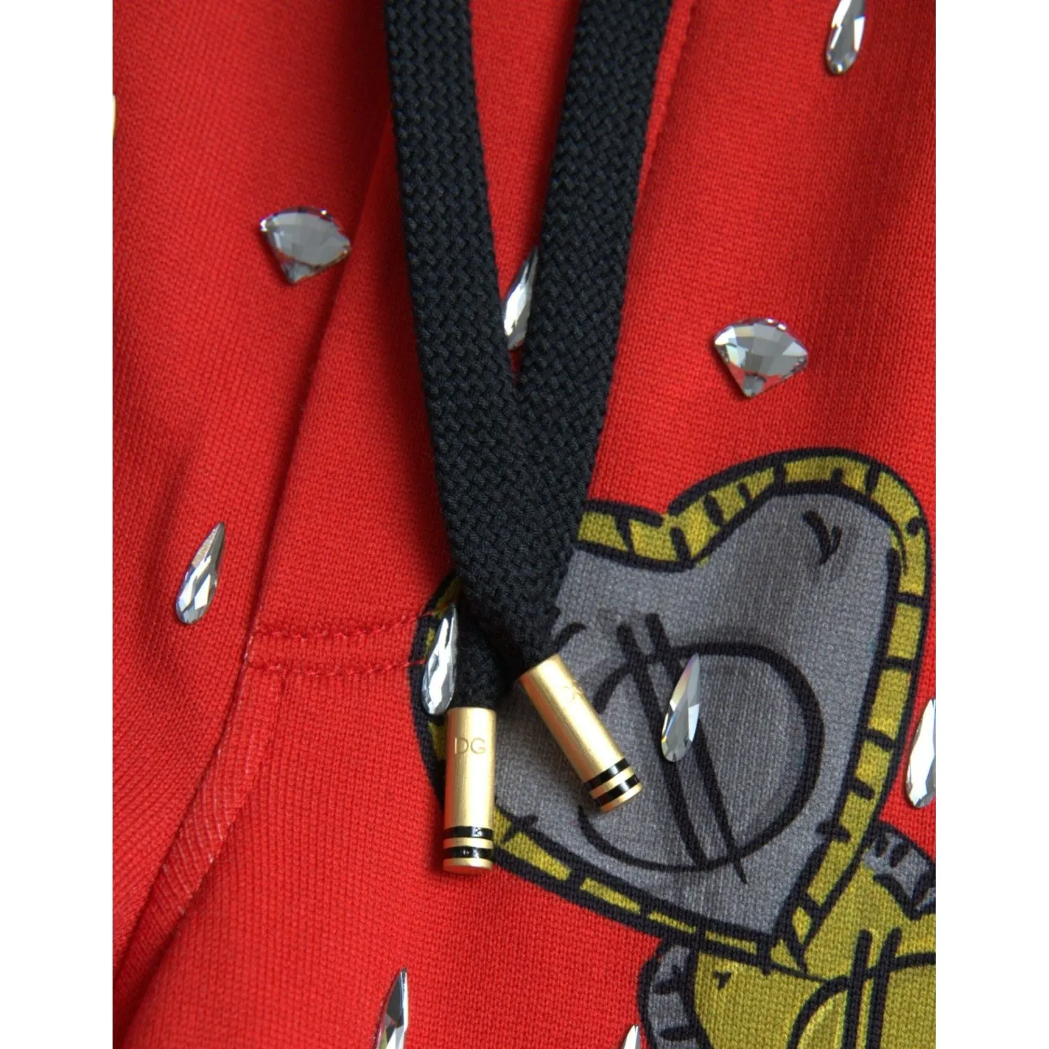 Dolce & Gabbana Red Year Of The Pig Jogger Sweatpants Pants