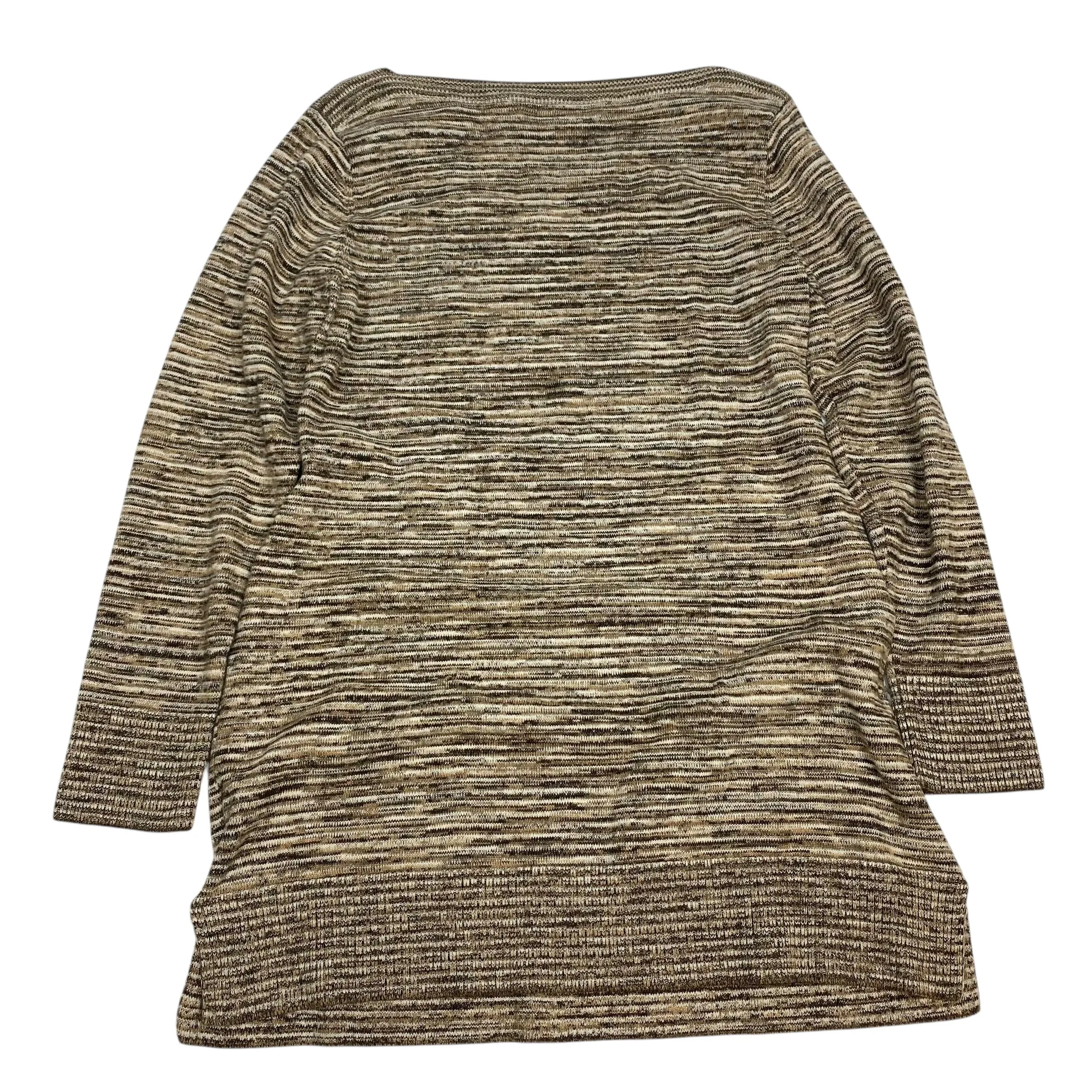 Dress Sweater By Eight Eight Eight In Brown, Size: L