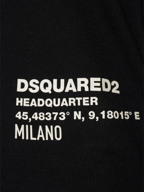 Dsquared2   Ceresio 9 wool crewneck sweater 