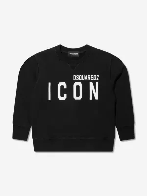 Dsquared2 Kids Icon Sweatshirt In Black