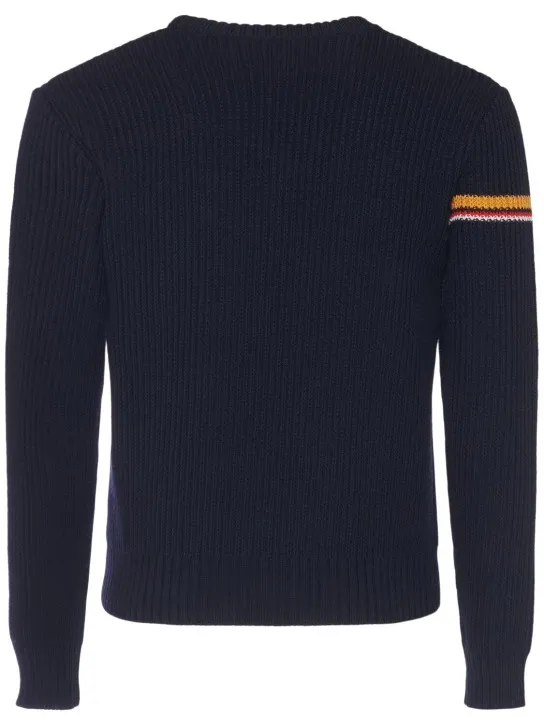 Dsquared2   Wool crewneck logo sweater 