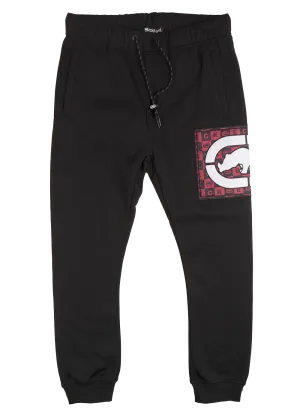 ECKO UNLTD FLEECE JOGGER PANTS BLACK - EO31G591