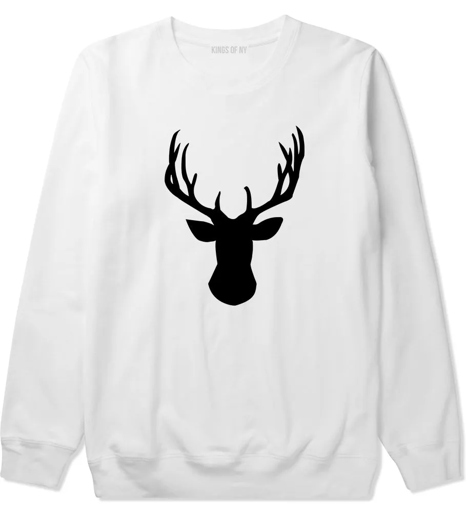 Elk Antler Deer Animal Mens Crewneck Sweatshirt