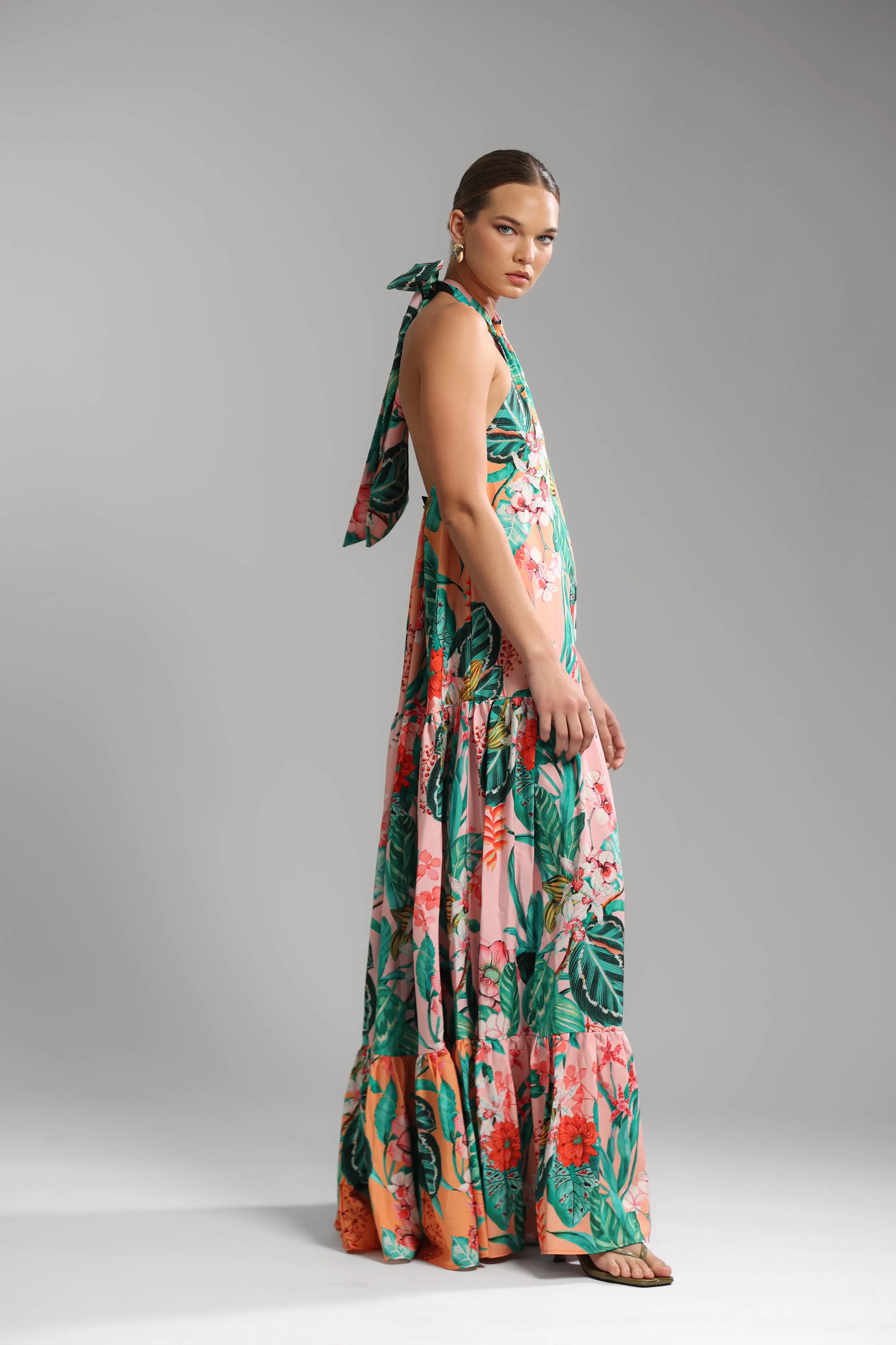 FR Natural Lilyth Maxi Dress