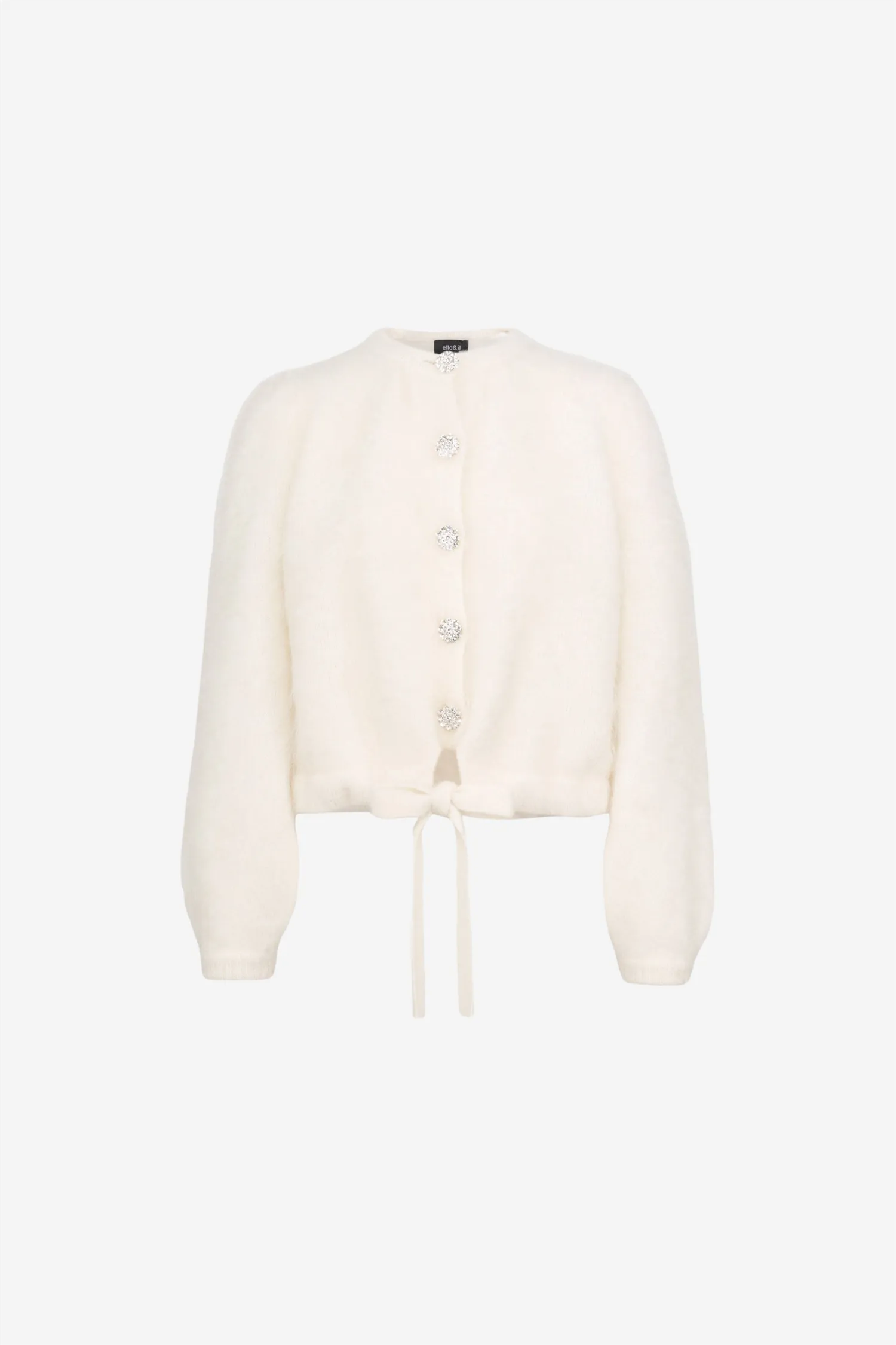 Franca lux chunky cardigan White