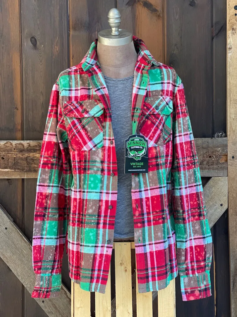 FROSTY Holiday Flannel- Mistletoe Plaid