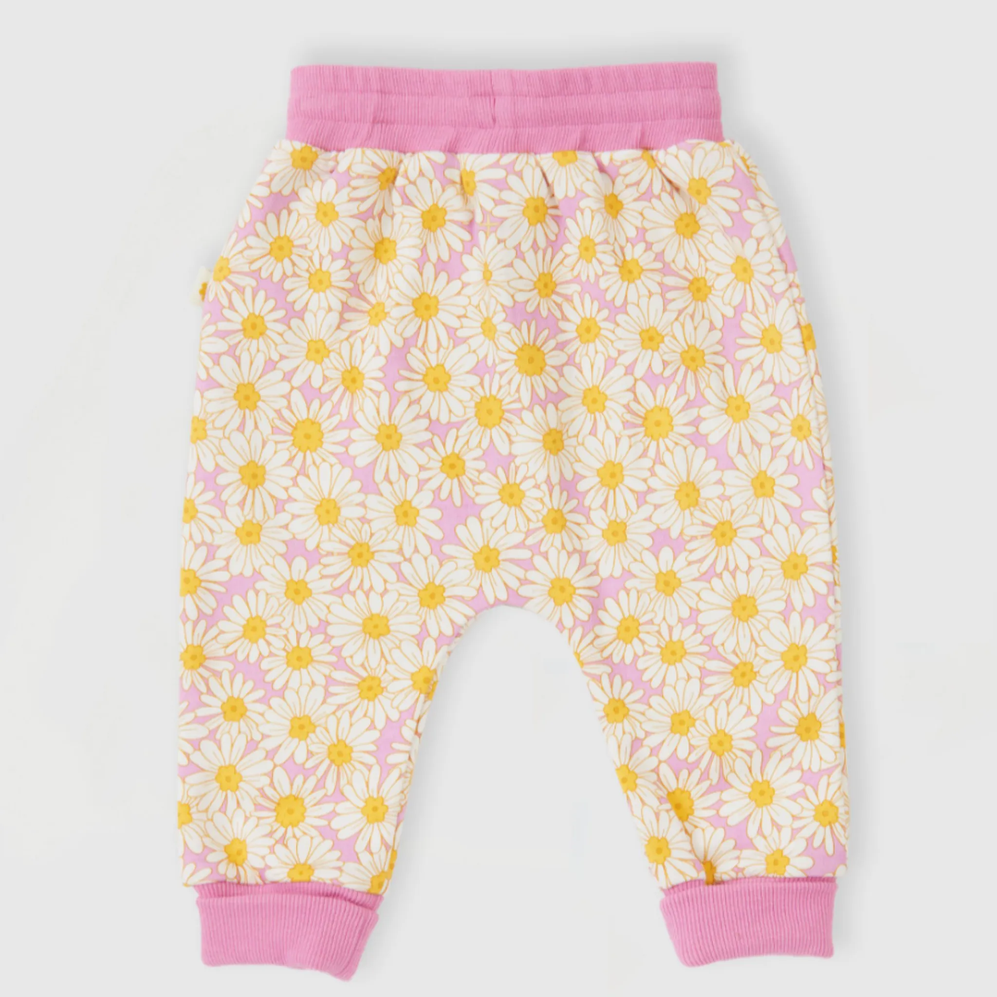 Goldie   Ace - Daisy Meadow Terry Sweatpants - Fair Floss Golden