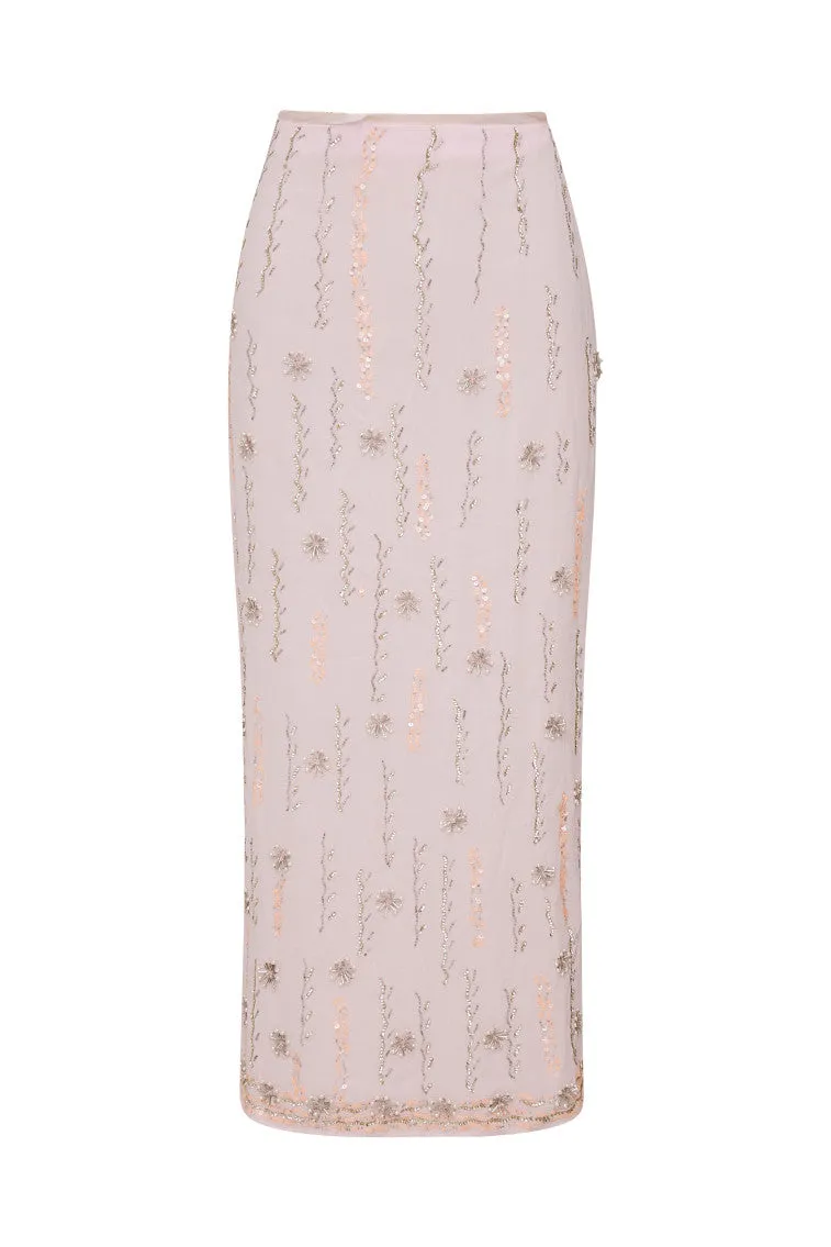 Goodall Embellished Midi Skirt