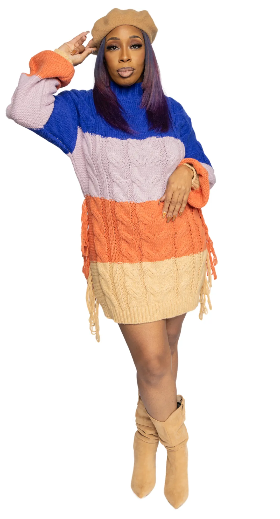 Harvest Multicolor Knit Dress