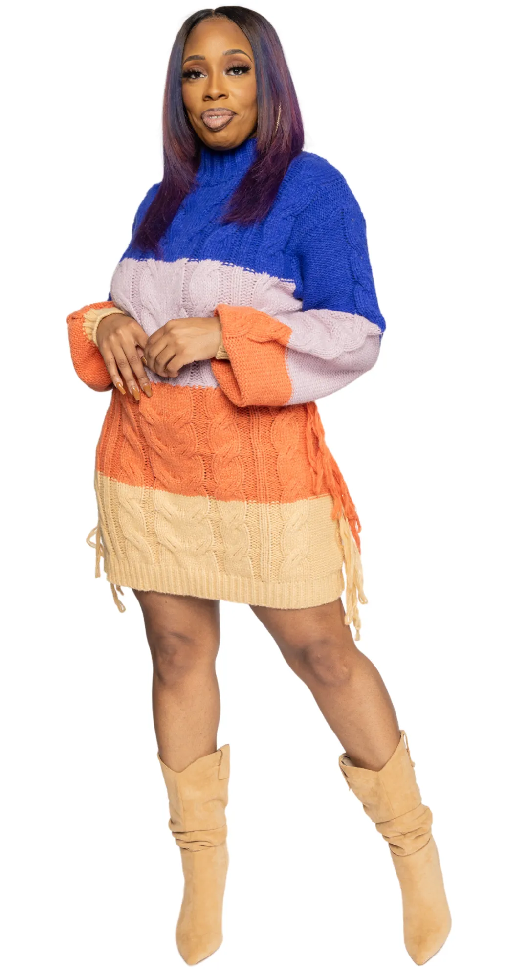 Harvest Multicolor Knit Dress