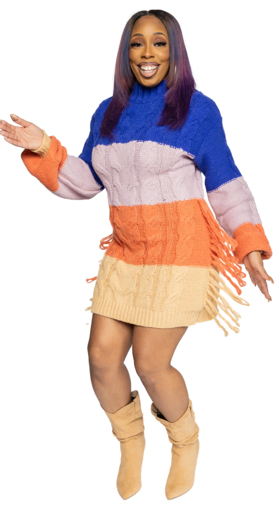 Harvest Multicolor Knit Dress