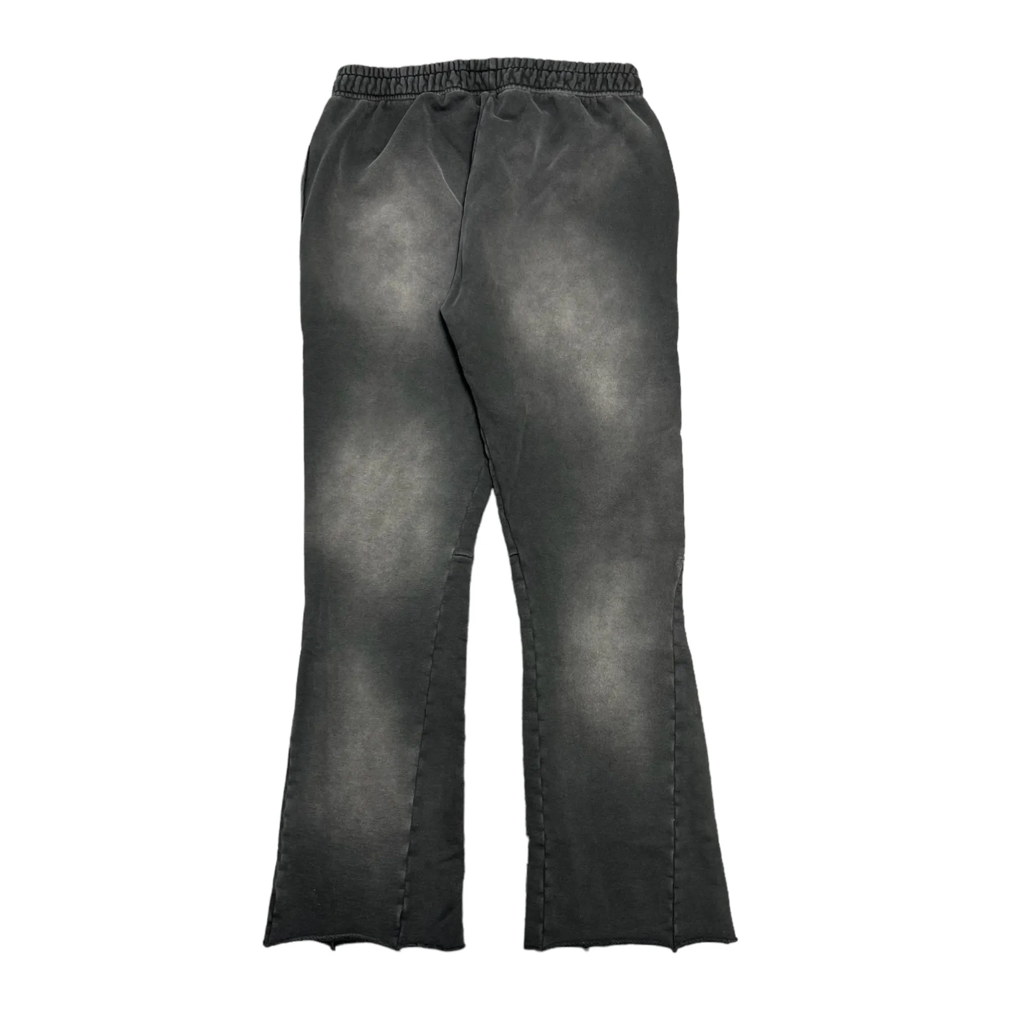 Hellstar Flame Flare Sweatpants Vintage Black