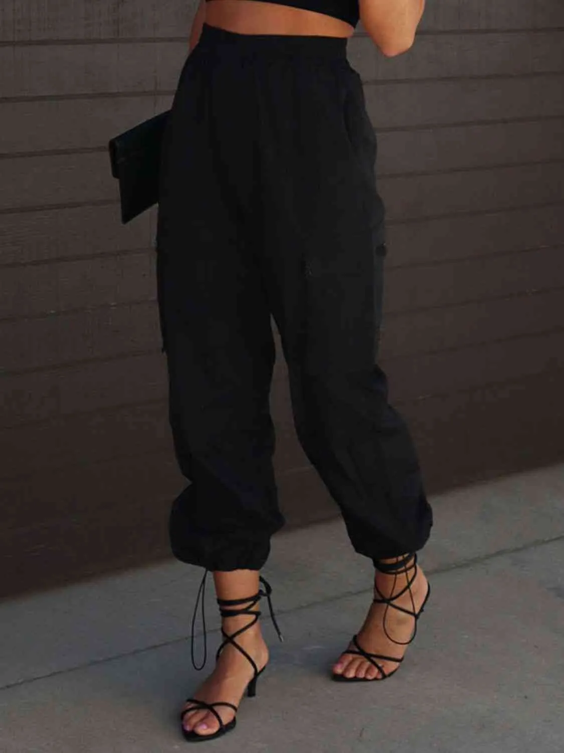 High Waist Drawstring Sweatpants with Pockets (3 colors)