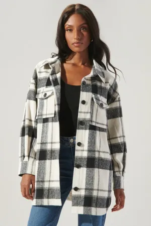 Higher Ground Oversized Plaid Shacket