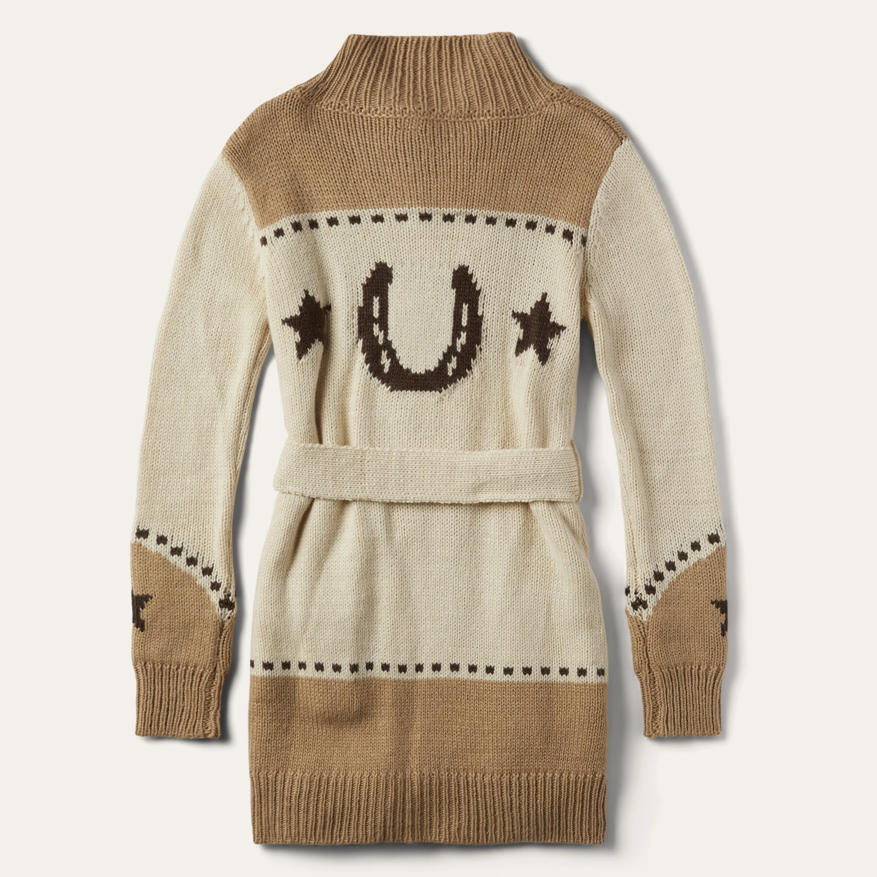 Horseshoe & Star Belted Cardigan