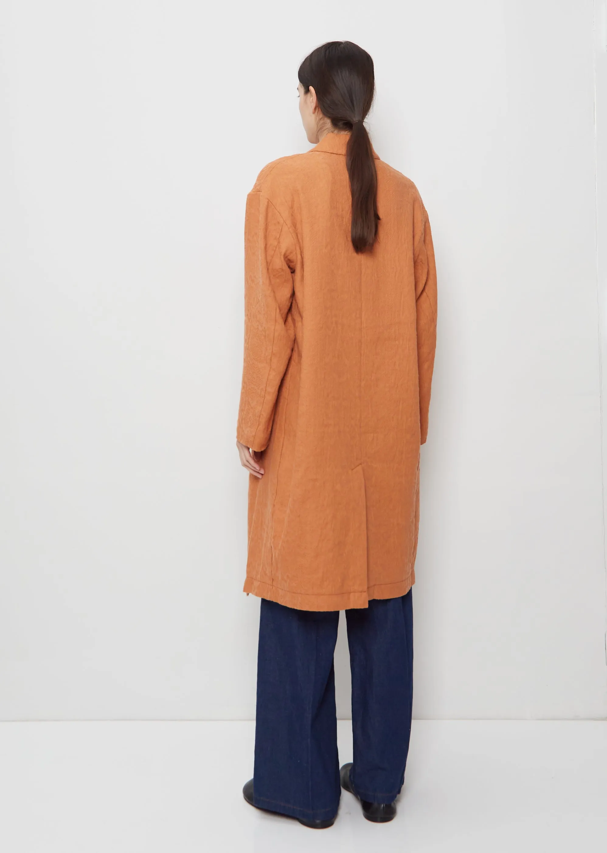 Jacquard Linen Cotton Coat