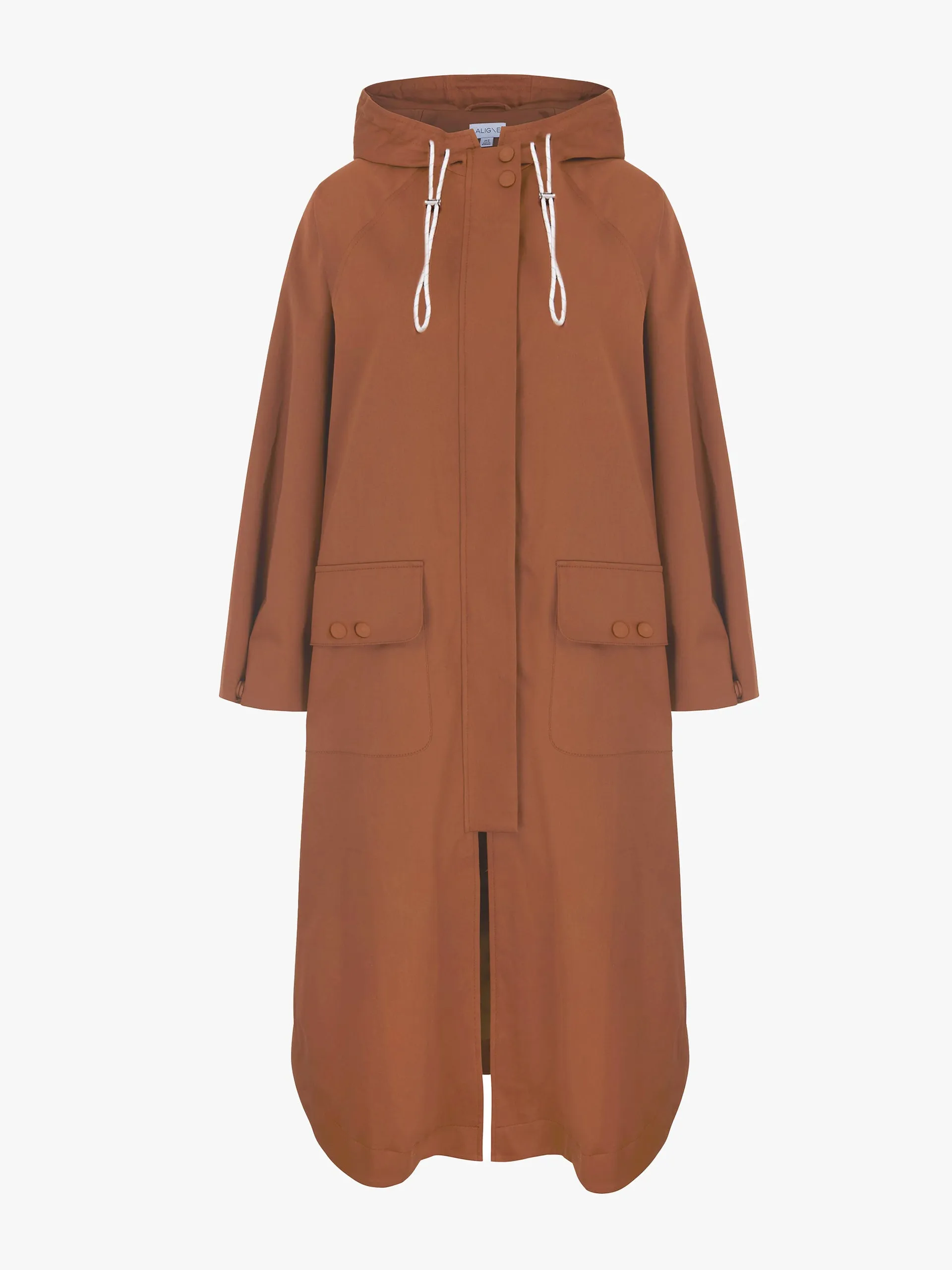 Jai hooded trench coat